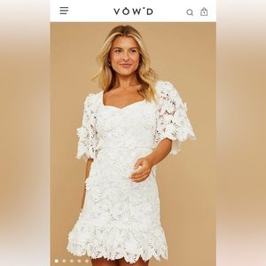 NWT Vow’d little white dress.